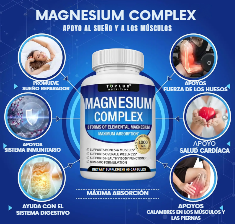 MAGNESIO COMPLEX 1000MG TopLux Nutrition