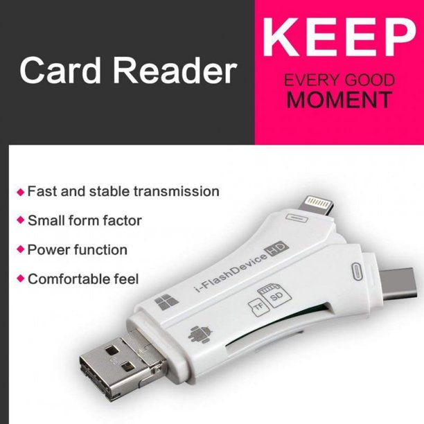 CardReader Pro 4 en 1 –  Dispositivo Para Liberar Espacio Celular
