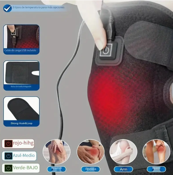 Rodillera Térmica USB - Terapia de Calor